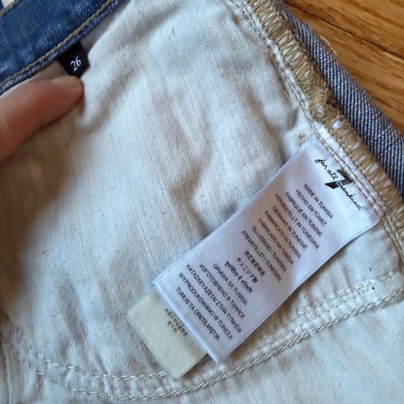 7 For All Mankind Easy Boy Bootcut Jeans Size 26 - Picture 9 of 11